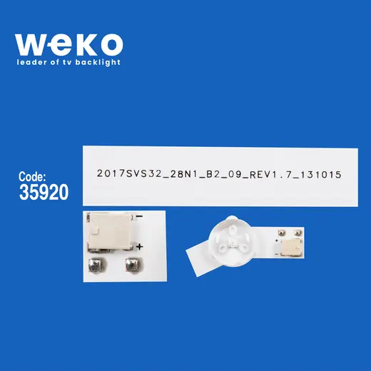 WKSET-5861 35920X2 SAMSUNG_2017SVS32_28N1_B2_09_REV1.7_131015 2 ADET LED BAR (9LED) alternatif görünüm