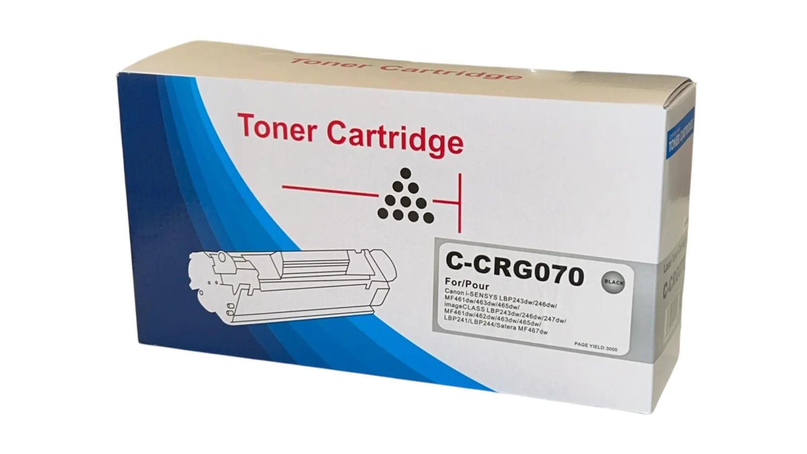 Canon CRG-070 Chipsiz Muadil Toner LBP-243dw 246dw MF461dw MF463dw MF465dw T13