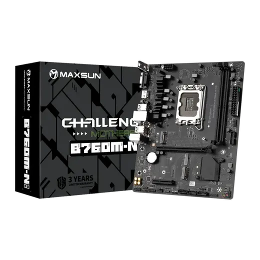 MAXUN CHALLENGER B760M-N DDR5 HDMI PCIE 4.0 1700p MATX görseli 6