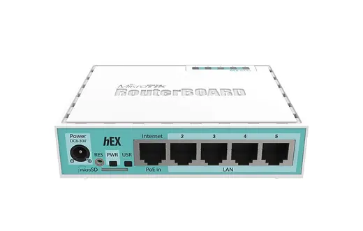 Mikrotik RB750Gr3 HEX 5xGigabit LAN, USB, L4, Router / Firewall / Hotspot görseli 3