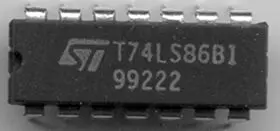 SCHUKAT 74LS86 QUAD EXCLUSIVE OR GATE