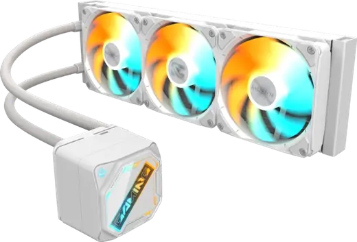 GIGABYTE 360MM GAMING 360 ICE ARGB AM5-1851p Sıvı Soğutmalı İşlemci Fanı Bayaz görseli 4