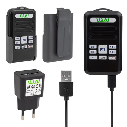 WLN KD-C80 16 KANAL RADYOLU TEKLİ PİL VE ŞARJ ALETİ DAHİL MİNİ EL TELSİZİ (3-5 KM)(KULAKLIK 497) alternatif görünüm