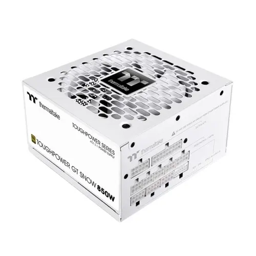 THERMALTAKE 850W 80+ GOLD TOUGHPOWER PS-TPT-0850FNFAGE-W PCIE 5.0 Tam Modüler Power Supply Beyaz görseli 6