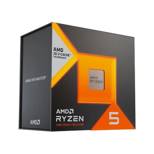 AMD RYZEN 5 7500X3D 102MB 12çekirdekli O/B UHD AM5 65w Kutulu+Fansız görseli 3