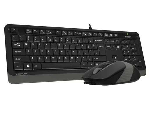 A4-Tech Kablolu Set Gri (F1010-G) görseli 3
