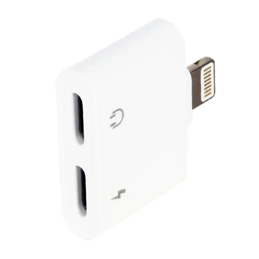 POWERMASTER PM-18853 IPHONE ŞARJ VE KULAKLIK ÇOKLAYICI ÇEVİRİCİ ADAPTÖR LIGHTNING TO 2 X TYPE-C alternatif görünüm