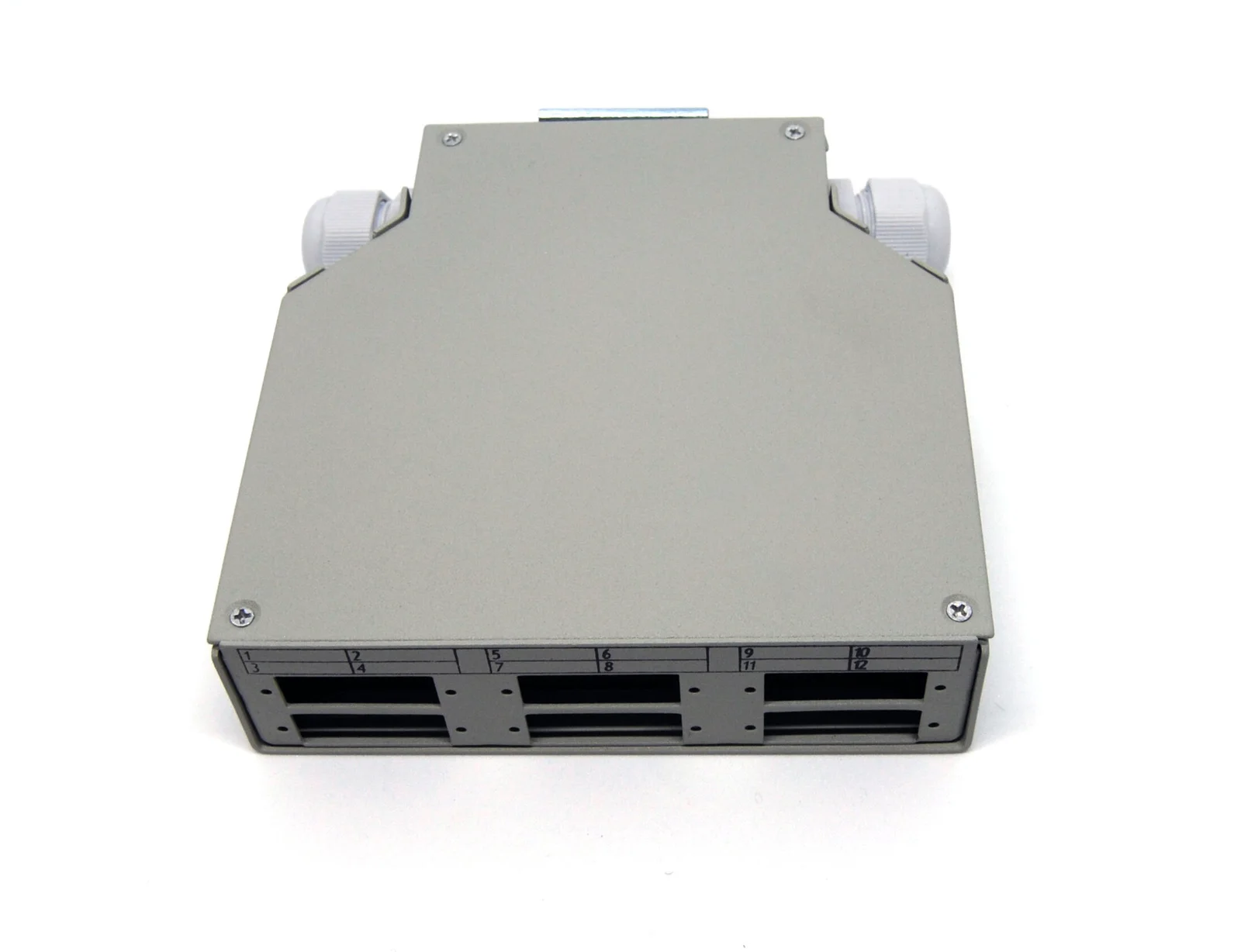BEEK BN-FPDIN-6SCD DIN-Ray için Sonlandırma Kutusu, 6 x SC/Duplex Coupler için
