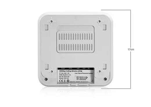 EVEREST EWİFİ EAP-LR 300 MBPS 11N 2.4GHZ TAVAN KABLOSUZ ROUTER ACCES POİNT görseli 3