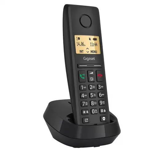 GIGASET PURE 200 DECT TELEFON SİYAH görseli 1