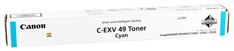 Canon EXV-49 Orjinal Mavi Toner IR-C 3300 3320 3325 3330 3525 3530 3720 3730