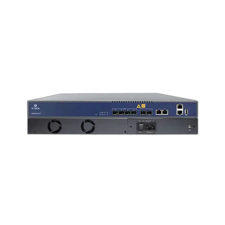 VSOL - 4 PON - OLT , FTTX , 2 x RJ45 , 2 x SFP+ 4X C+++
