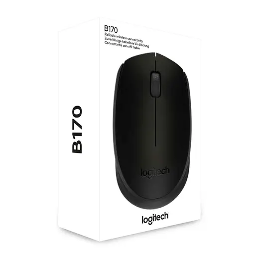 LOGITECH B170 Kablosuz Siyah Mouse (910-004798) görseli 1
