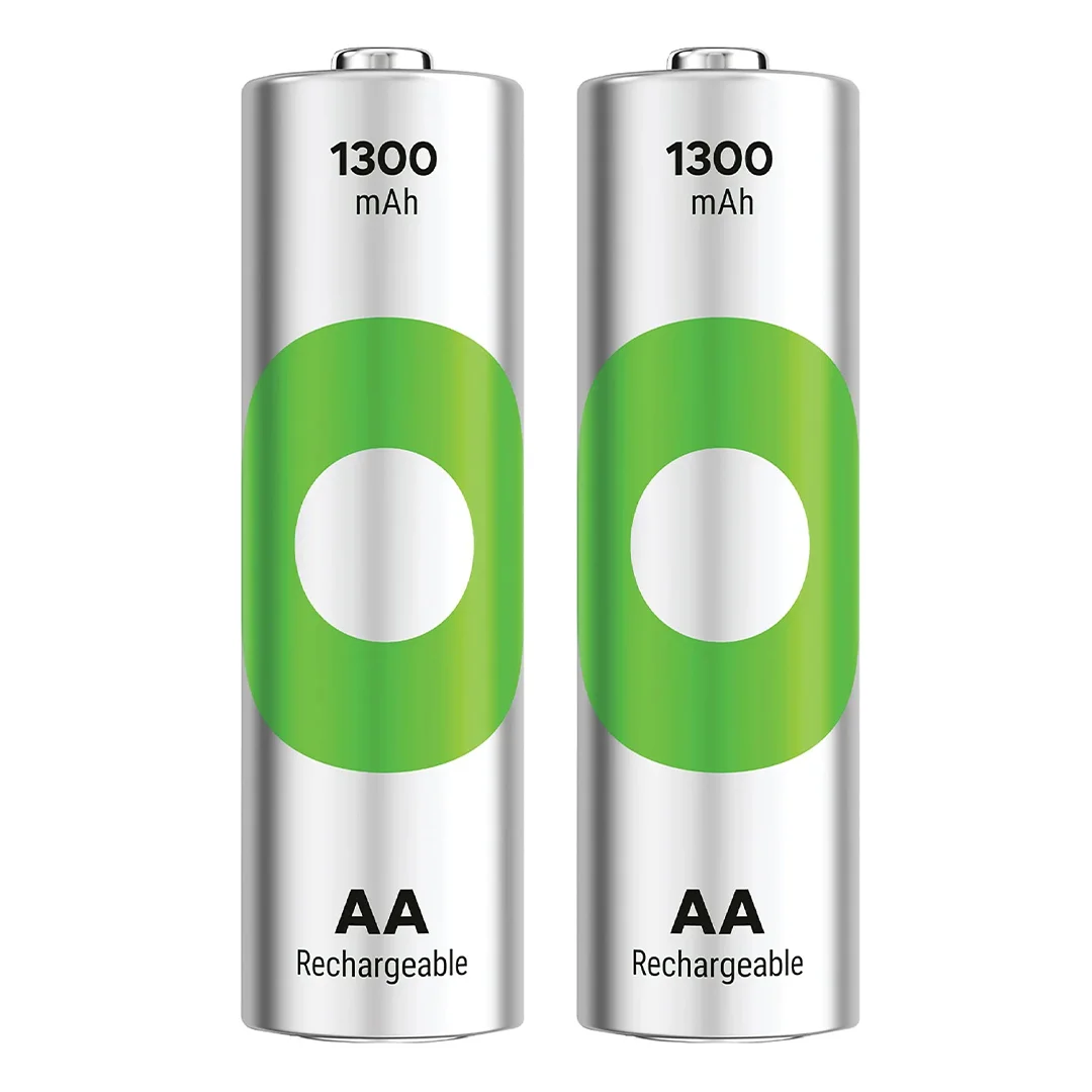GP RECYKO 1300 MAH Nİ-MH 1.2 VOLT AA KALEM ŞARJLI PİL 2Lİ PAKET GP130AAHCE-2EB2 (GPRHC132E000)
