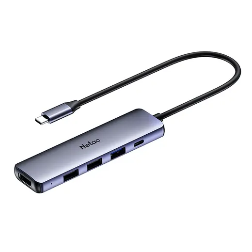 Netac WF13 5-in-1 Type-C Media Docking Station NT08WF13-30GR alternatif görünüm
