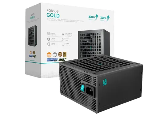 DEEPCOOL 850W 80+ GOLD PQ850G Cybenetics Tam Modüler Power Supply görseli 7
