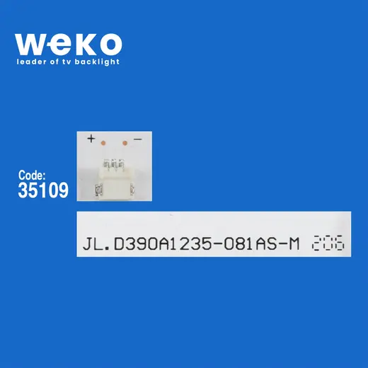 WKSET-6582 35109X3 JL.D390A1235-081BS-M 3 ADET LED BAR alternatif görünüm