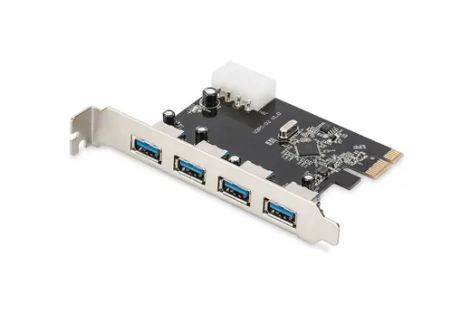 DIGITUS DS-30221-1 4 Port'lu PCI Express USB 3.0 Kart, VL805 çip takımı