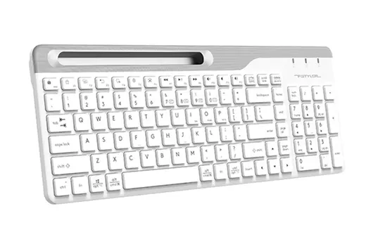 A4 Tech Fbk25 Beyaz Bluetooth+2.4G Nano Fn Multimedya Klavye alternatif görünüm