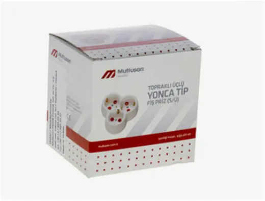 Mutlusan Topraklı Beyaz 3lü Fiş,Priz (Yonca Tip) 001 170 033002 00 00 alternatif görünüm
