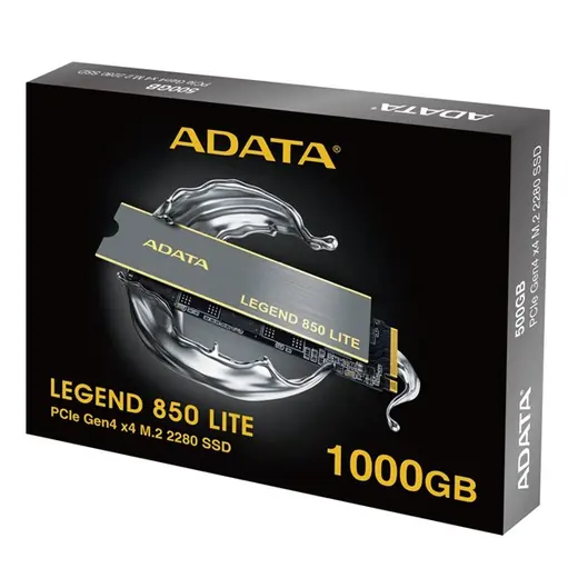 ADATA 1TB LEGEND ALEG-850L-1000GCS 5000- 3200MB/s M2 NVME GEN4 Disk görseli 1