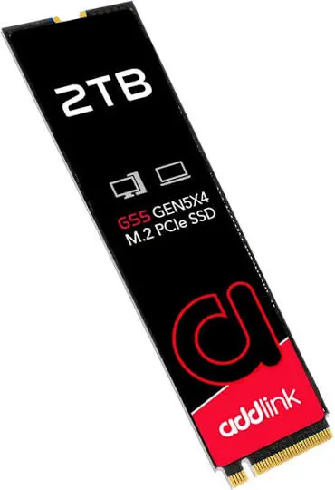 ADDLINK 2TB G55 AD2TBG55M2P 10300-9000MB/s M2 NVME GEN4 Disk görseli 2