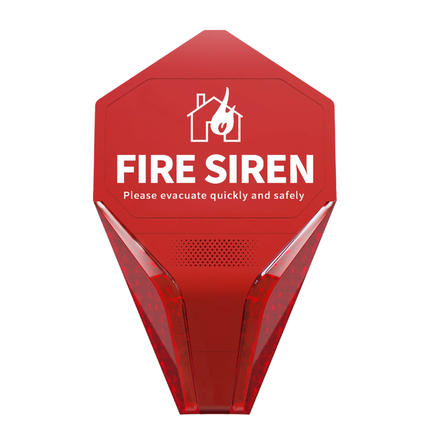 OPAX-WSRN-RED KABLOSUZ FLAŞÖRLÜ YANGIN ALARM SİRENİ (868MHZ) EN-54 Sertifikalı