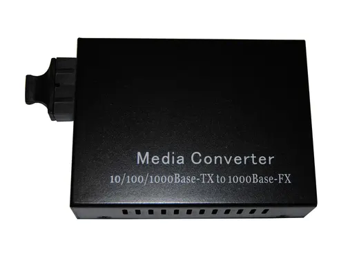 BEEK BN-GS-SC-SM20 10/100/1000BaseT-1000LX Media/Rate Converter, SM, SC, 20 km