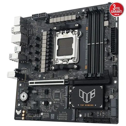 ASUS TUF GAMING B850M-PLUS II DDR5 HDMI DP PCIE 5.0 AM5 ATX görseli 2
