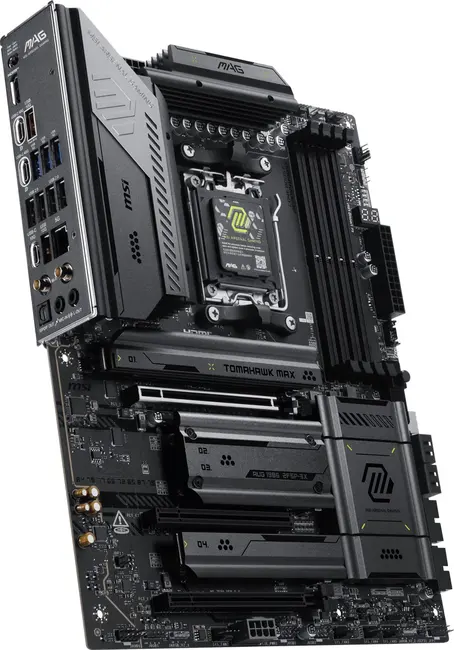 MSI MAG X870E TOMAHAWK MAX WIFI7 DDR5 HDMI-DP TYPEC PCIE 5.0 AM5 ATX görseli 3