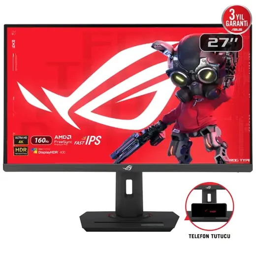 ASUS 27" FAST IPS ROG STRIX XG27UCS 1MS 160Hz HDMI-DP-TYPE-C Gaming Monitör (3840 X 2160) görseli 7
