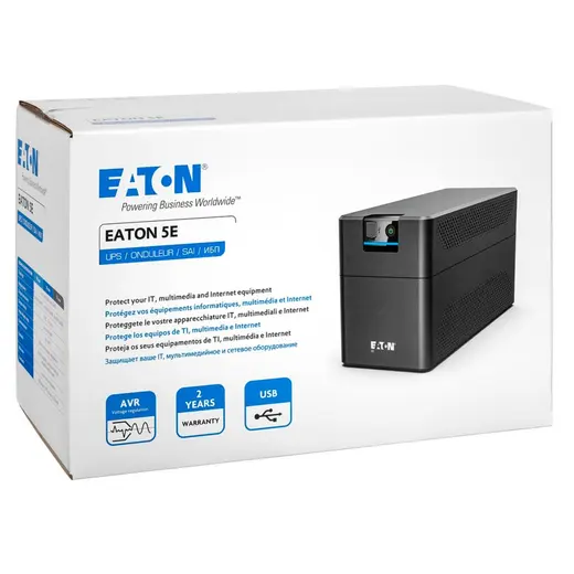 EATON 1200VA 5E1200 USB DIN(Schuko) Line Interactive Led Ekran Ups görseli 1