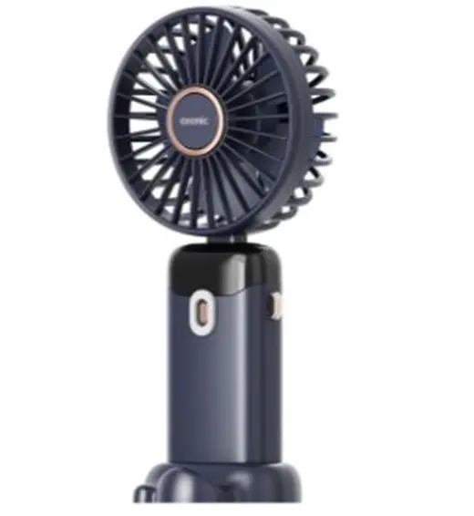 Asonic AFN28 Lacivert 500mAh 3 Kademe Dijital Göstergeli Katlanabilir Mini USB Fan alternatif görünüm