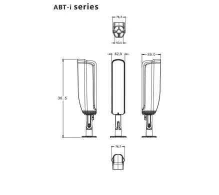 ABT-i100 2 IŞINLI AYAKLI KABLOLU 100 METRELİK HARİCİ TİP INFRARED BEAM DEDEKTÖRÜ / IŞIN BARİYERİ görseli 4