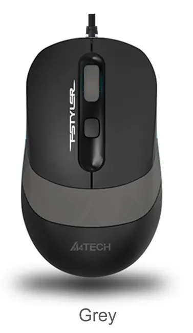 A4 Tech Fm10 Usb Fstyler Gri Optik 1600 Dpı Mouse alternatif görünüm