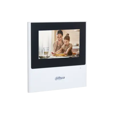 DAHUA VTH2611L-WP 4.3" BEYAZ WIFI POE IP INTERKOM MONITOR alternatif görünüm