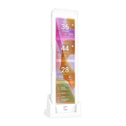 ZALMAN ZM-MF916 White 9,16 inç IPS 1920×462 60 Hz USB Sistem İzleme Ekran Modülü + Stand alternatif görünüm