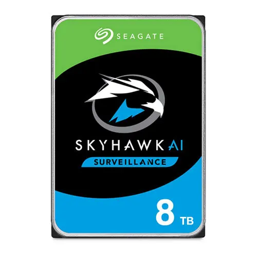 SEAGATE SKYHAWK AI 8 TB 7200RPM 256MB SATA3 550TB/Y RV 7/24 (ST8000VE001)