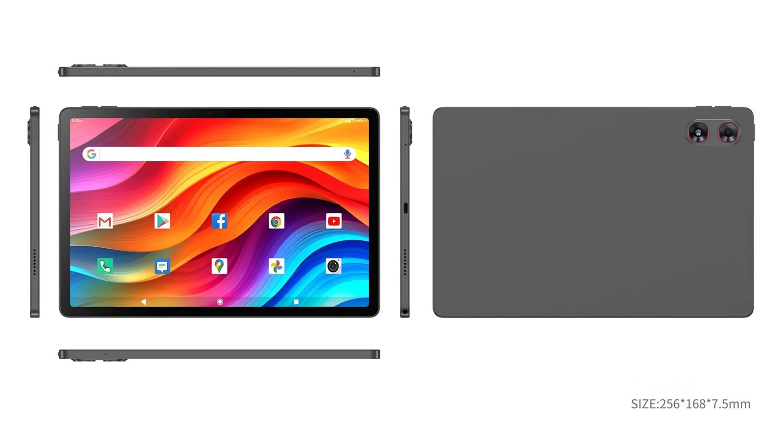 Technopc Quantum Elise T80P 10.95" IPS 8 Core 2GHz 8-256GB 5-13MP Kılıf Pasif Kalem LTE Tablet