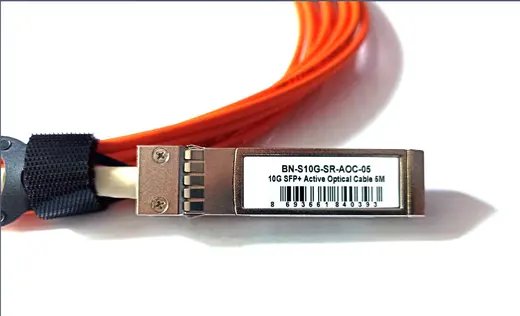 BEEK BN-S10G-SR-AOC-05 10G SFP+ Multimode Aktif Fiber Optik Kablo (AOC), 5 metre, Cisco, Huawei, Juniper vb. uyumlu görseli 3