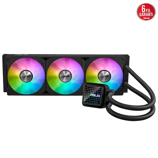 ASUS 360MM PRIME LC 360 ARGB AM5-1851p Sıvı Soğutmalı İşlemci Fanı / 90RC0101-B0EAY0 görseli 8