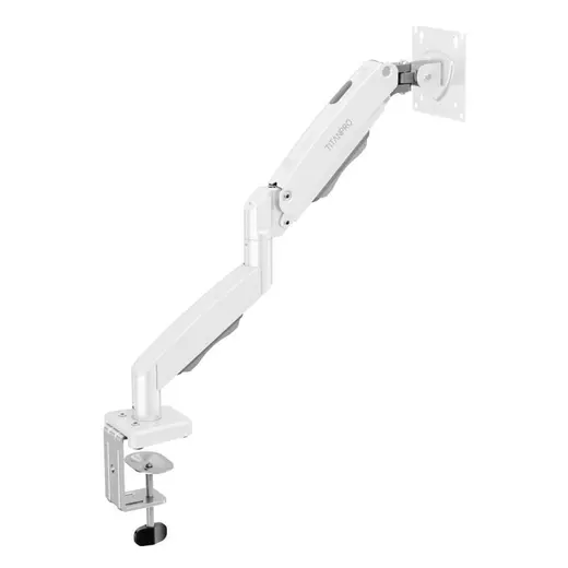 TITANPRO FL01-W 17-32 İnch Amortisörlü Beyaz Monitör Standı alternatif görünüm