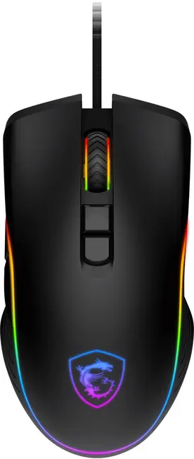 MSI GG FORGE GM300 7200dpi RGB Gaming Mouse görseli 2