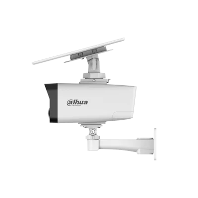 DAHUA 4MP Bullet 3.6mm Kablosuz 4G Solar IP Kamera Çift Işıklı IPC-HFW2441DG-4G-SP-B-MAX