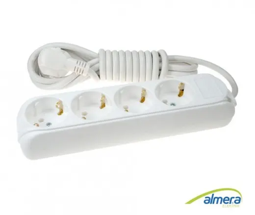 Almera 4lü 3mt Topraklı Priz (9240203)