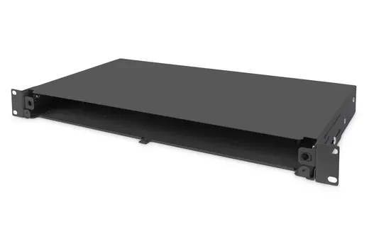 DIGITUS DN-96200-BL-QL Fiber Optik Ek Kutusu, genişletilebilir, hızlı kilit mekanizmalı, ön panel olmadan boş