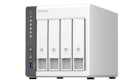 QNAP 4diskli ARM QC-4GB RAM-2.5GbE Nas Server TS-433-4G Distribütör Garantili alternatif görünüm