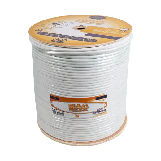 MAG PLUS RG6/U4 TRISHEILD ANTEN KABLOSU (300 METRE) görseli 3