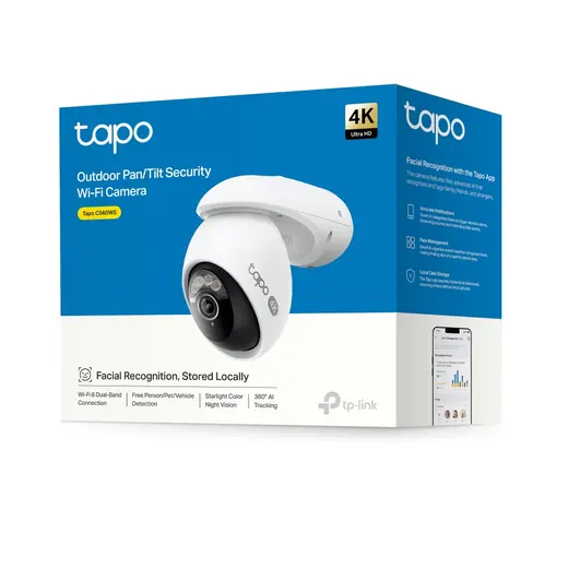 TP-Link TAPO TC46 Dış Mekan 4K Wi-Fi Güvenlik Kamerası alternatif görünüm