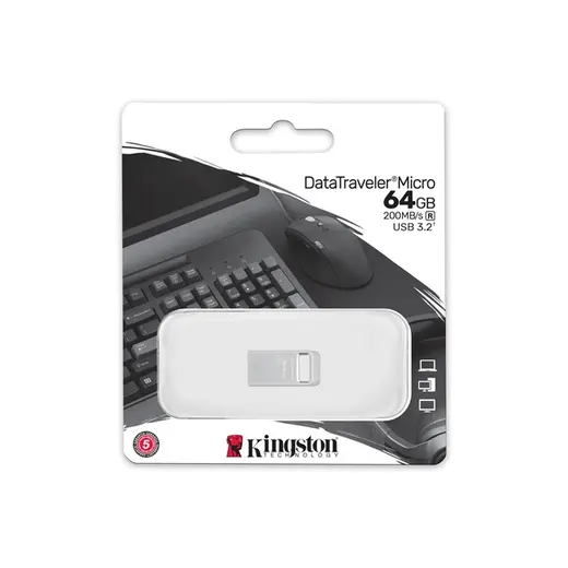 Kingston 64GB DT Micro DTMC3G2/64GB görseli 3